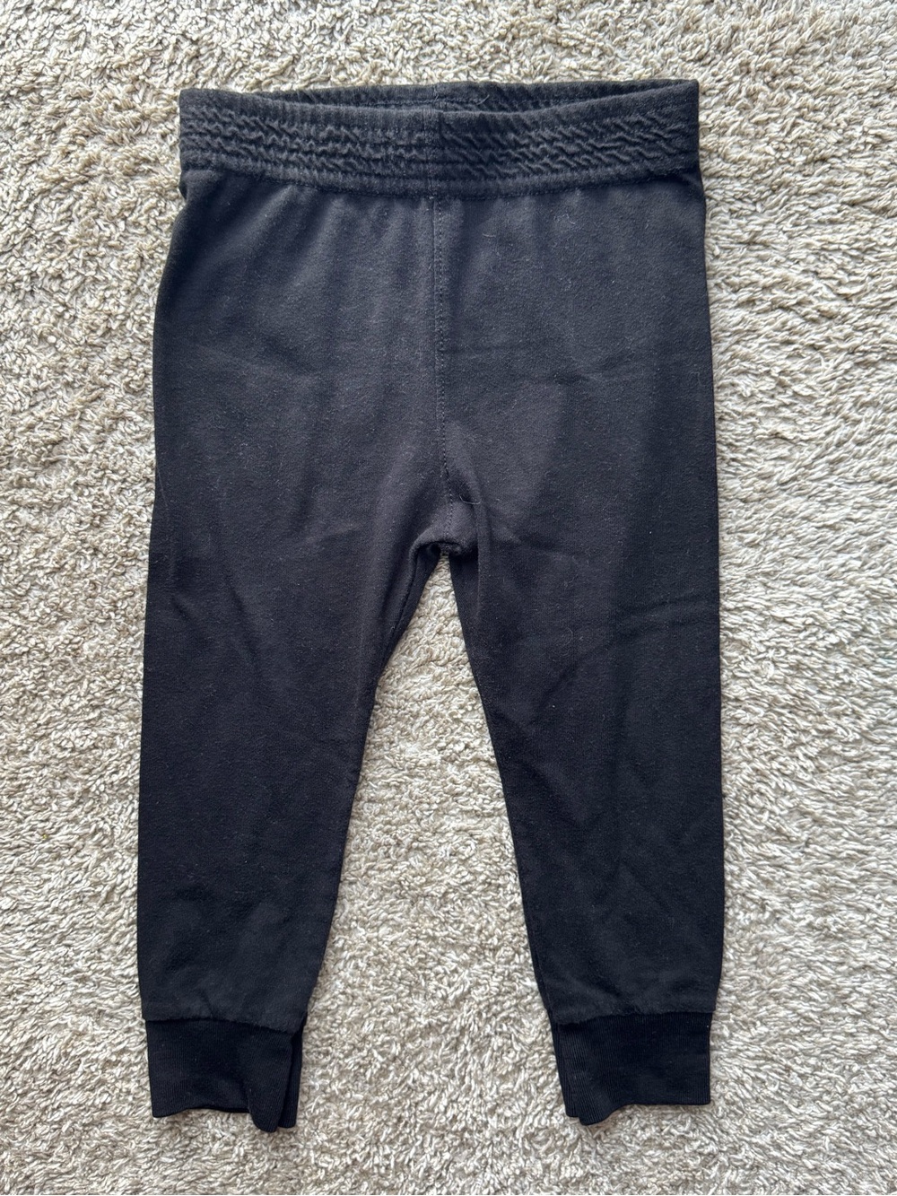 Garanimals Black Jogger Sweatpants Toddler Size 2T Soft Pull-On Pants